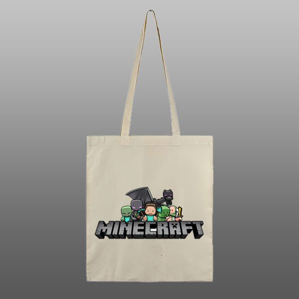 Minecraft 14 – beli/natur ceger sa štampom - Image 2