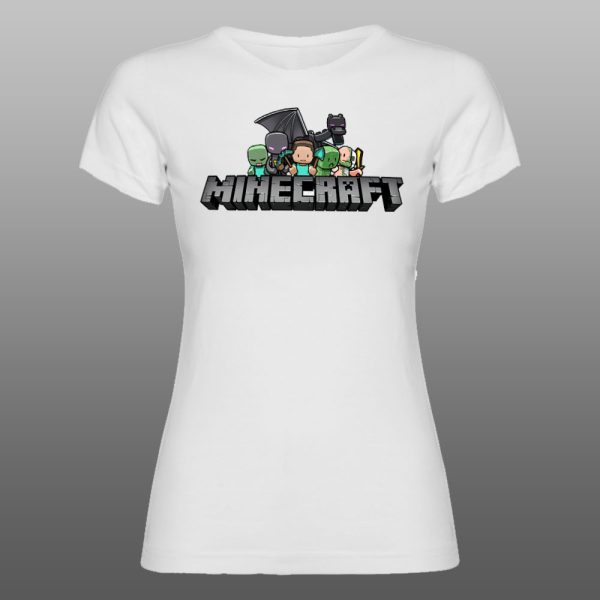 Minecraft 14 | muška i ženska majica (bela, crna, siva) - Image 4