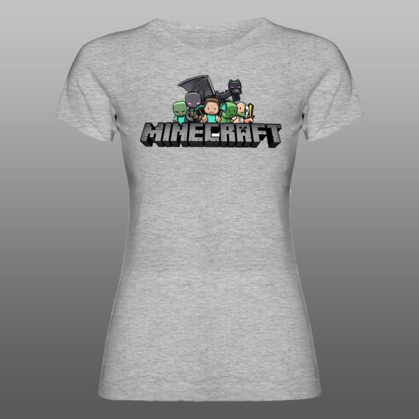 Minecraft 14 | muška i ženska majica (bela, crna, siva) - Image 6