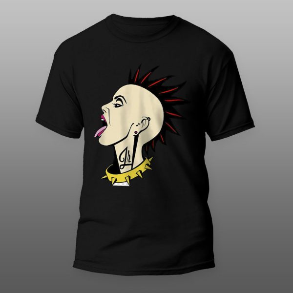 Punk 02 | muška i ženska majica (bela, crna, siva) - Image 2