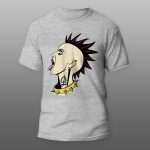 Punk 02 | muška i ženska majica (bela, crna, siva) - Image 3