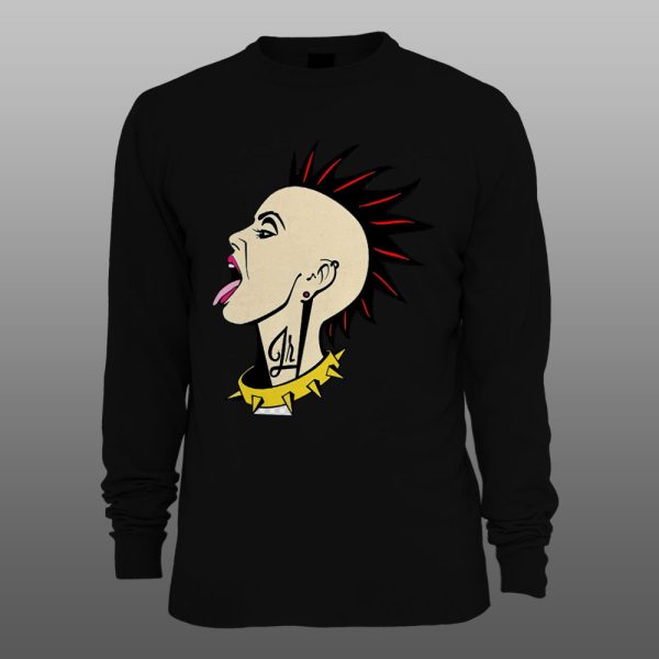 Punk 02 | muški i ženski duks (bela, crna, siva) - Image 2