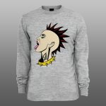 Punk 02 | muški i ženski duks (bela, crna, siva) - Image 3