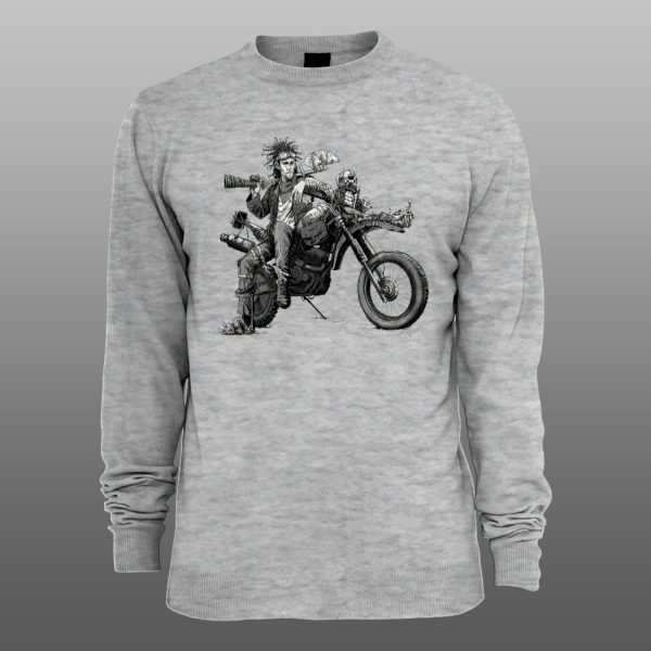 Punk 06 | muški i ženski duks (bela, crna, siva) - Image 3