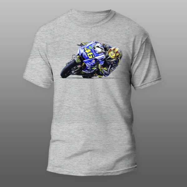 Valentino Rossi 01 | muška i ženska majica (bela, crna, siva) - Image 3