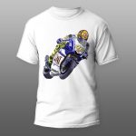 Valentino Rossi 02 | muška i ženska majica (bela, crna, siva)