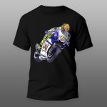 Valentino Rossi 02 | muška i ženska majica (bela, crna, siva) - Image 2