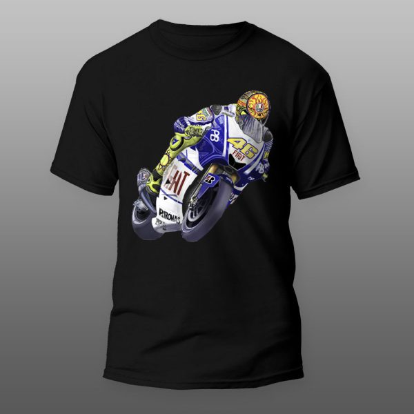 Valentino Rossi 02 | muška i ženska majica (bela, crna, siva) - Image 2