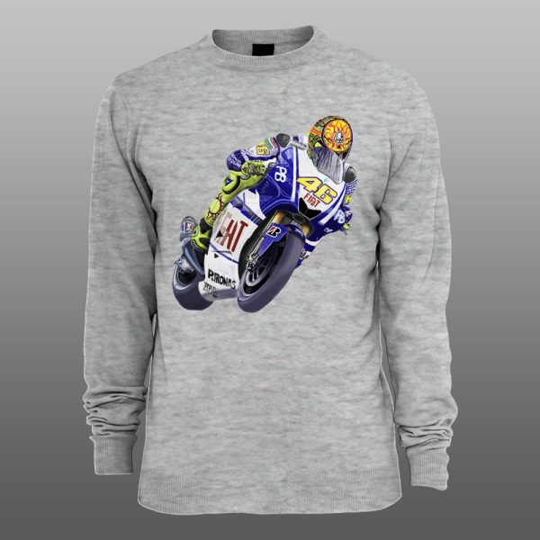 Valentino Rossi 02 | muški i ženski duks (bela, crna, siva) - Image 3