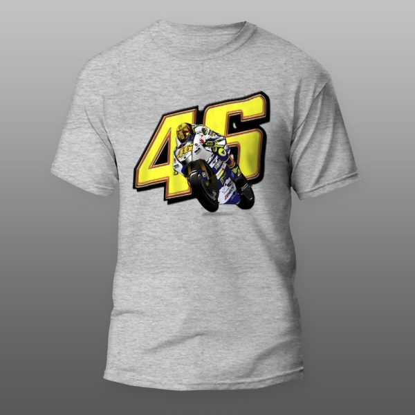 Valentino Rossi | muška i ženska majica (bela, crna, siva) - Image 3