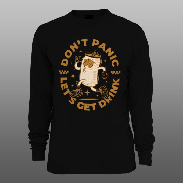 Dont Panic | muški i ženski duks (bela, crna, siva) - Image 2