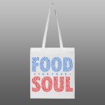 Food for your Soul – beli/natur ceger sa štampom