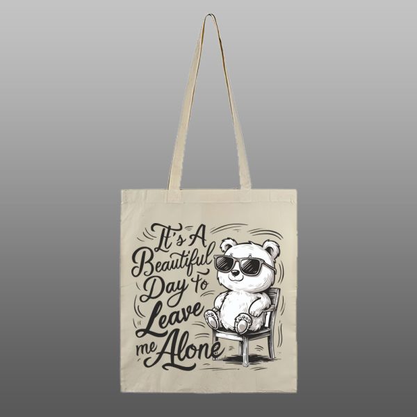 Its a beautiful day – beli/natur ceger sa štampom - Image 2