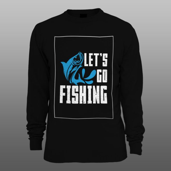 Lets Go Fishing | muški i ženski duks (bela, crna, siva) - Image 2