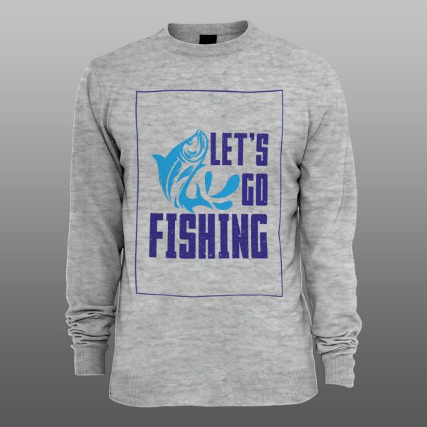 Lets Go Fishing | muški i ženski duks (bela, crna, siva) - Image 3