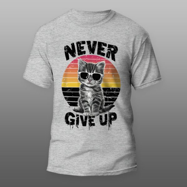 Never Give Up2 | muška i ženska (bela, crna, siva) - Image 3
