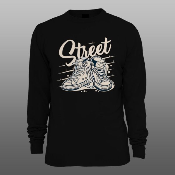 Street patike | muški i ženski duks (bela, crna, siva) - Image 2