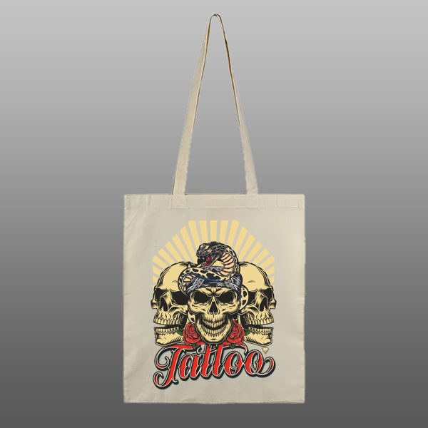 Tatoo – beli/natur ceger sa štampom - Image 2