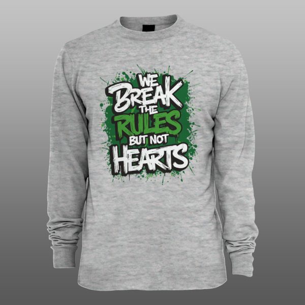 We Break The Rules | muški i ženski duks (bela, crna, siva) - Image 3