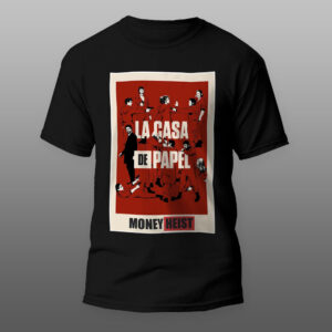 Money Heist La Casa de Papel 2 crna majica