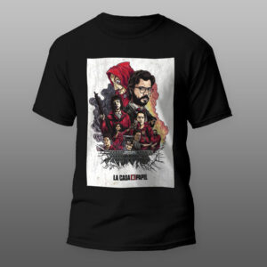 Money Heist La Casa de Papel 4 crna majica