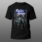 SQUID GAME 4 crna majica
