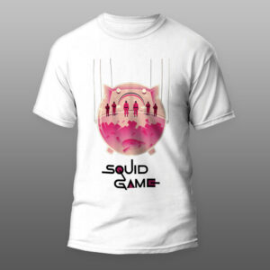 SQUID GAME 5 bela majica