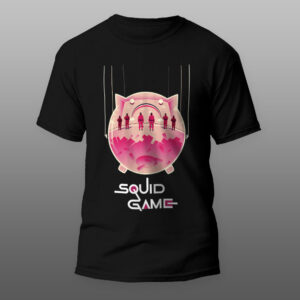 SQUID GAME 5 crna majica