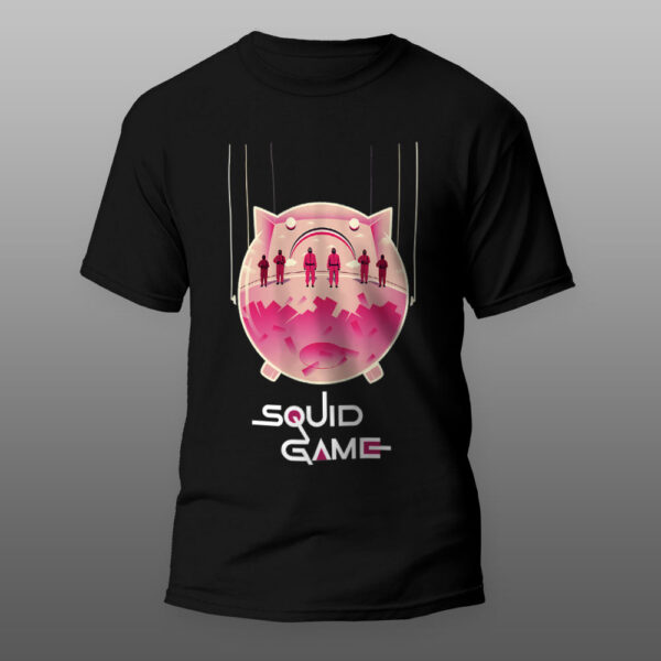 SQUID GAME 5 crna majica