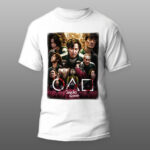 SQUID GAME 6 bela majica