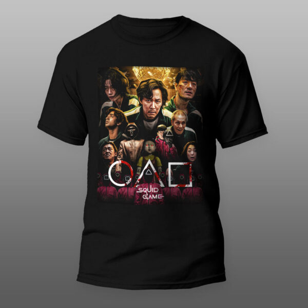 SQUID GAME 6 crna majica