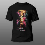 SQUID GAME 8 crna majica