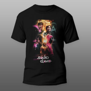 SQUID GAME 8 crna majica