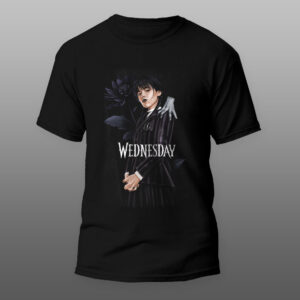 Wednesday 3 crna majica