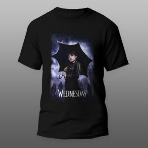 Wednesday 5 crna majica