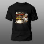 sreća je puno kuvara i prazan tanjir crna pozadina